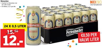 Aanbiedingen Weizenbier - Perlenbacher - Geldig van 12/06/2017 tot 18/06/2017 bij Lidl