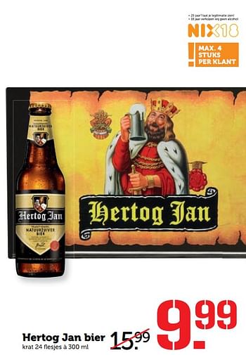 Aanbiedingen Hertog jan bier - Hertog Jan - Geldig van 12/06/2017 tot 18/06/2017 bij Coop