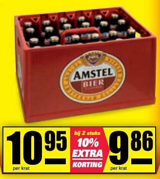 Aanbiedingen Amstel bier - Amstel - Geldig van 12/06/2017 tot 18/06/2017 bij Nettorama