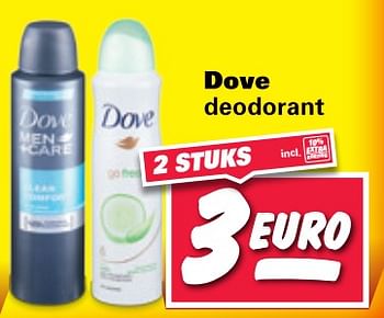 Aanbiedingen Dove deodorant - Dove - Geldig van 12/06/2017 tot 18/06/2017 bij Nettorama