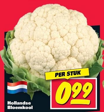 Aanbiedingen Hollandse bloemkool - Huismerk - Nettorama - Geldig van 12/06/2017 tot 18/06/2017 bij Nettorama