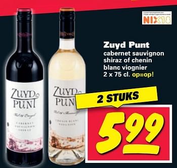 Aanbiedingen Zuyd punt - Rode wijnen - Geldig van 12/06/2017 tot 18/06/2017 bij Nettorama