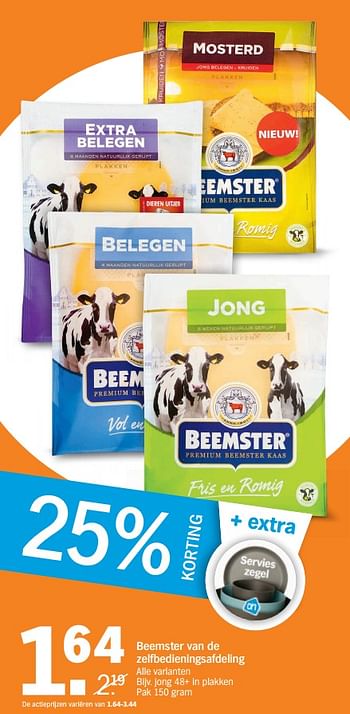 Aanbiedingen Jong 48+ in plakken - Beemster - Geldig van 12/06/2017 tot 18/06/2017 bij Albert Heijn