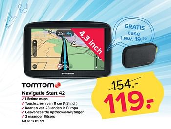 Aanbiedingen Tomtom navigatie start 42 - TomTom - Geldig van 12/06/2017 tot 18/06/2017 bij Kijkshop
