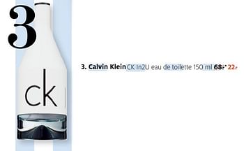 Aanbiedingen Calvin klein ck in2u eau de toilette - Calvin Klein - Geldig van 12/06/2017 tot 18/06/2017 bij Etos