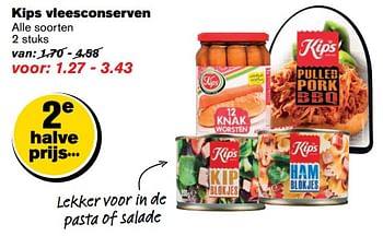 Aanbiedingen Kips vleesconserven - Kips - Geldig van 14/06/2017 tot 20/06/2017 bij Hoogvliet