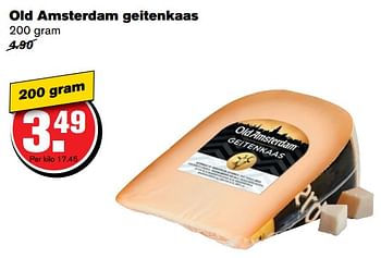 Aanbiedingen Old amsterdam geitenkaas - Old Amsterdam - Geldig van 14/06/2017 tot 20/06/2017 bij Hoogvliet