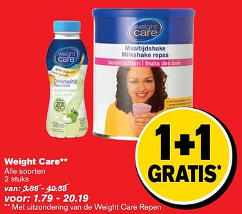 Aanbiedingen Weight care - Weight Care - Geldig van 14/06/2017 tot 20/06/2017 bij Hoogvliet