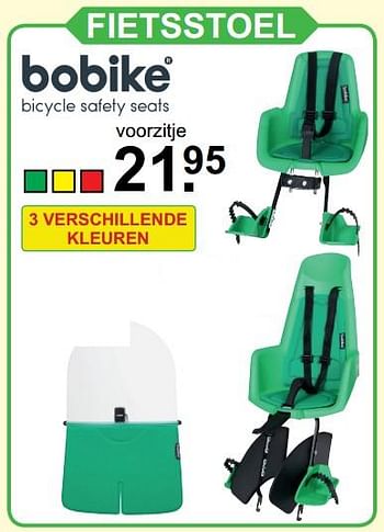 Aanbiedingen Bicycle safety seats - Bobike - Geldig van 05/06/2017 tot 24/06/2017 bij Van Cranenbroek