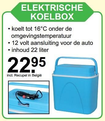 Aanbiedingen Elektrische koelbox - Huismerk - Van Cranenbroek - Geldig van 05/06/2017 tot 24/06/2017 bij Van Cranenbroek