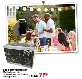 Aanbiedingen Led partyverlichting - Huismerk - Praxis - Geldig van 12/06/2017 tot 25/06/2017 bij Praxis