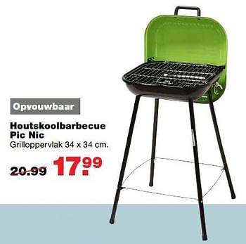 Aanbiedingen Houtskoolbarbecue pic nic - Huismerk - Praxis - Geldig van 12/06/2017 tot 25/06/2017 bij Praxis