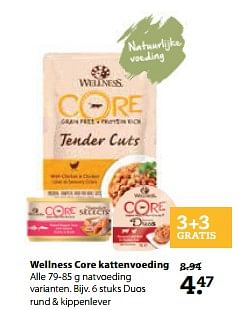 Aanbiedingen Wellness core kattenvoeding - Wellness Core - Geldig van 12/06/2017 tot 25/06/2017 bij Pets Place