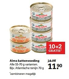 Aanbiedingen Atlantische tonijn - Almo Nature - Geldig van 12/06/2017 tot 25/06/2017 bij Boerenbond