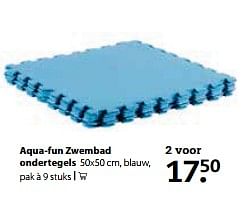 Aanbiedingen Aqua-fun zwembad ondertegels - Aqua Fun - Geldig van 12/06/2017 tot 25/06/2017 bij Boerenbond