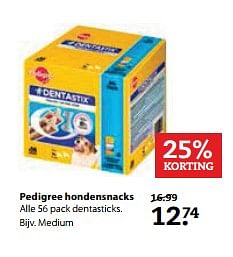 Aanbiedingen Pedigree hondensnacks medium - Pedigree - Geldig van 12/06/2017 tot 25/06/2017 bij Boerenbond