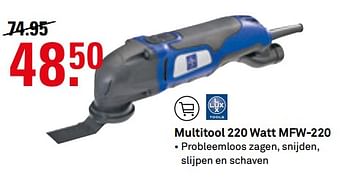 Aanbiedingen Lux tools multitool 220 watt mfw-220 - Lux Tools - Geldig van 12/06/2017 tot 25/06/2017 bij Karwei