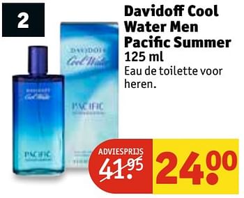 Aanbiedingen Davidoff cool water men pacific summer - Davidoff - Geldig van 13/06/2017 tot 25/06/2017 bij Kruidvat