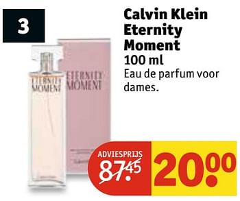 Aanbiedingen Calvin klein eternity moment - Calvin Klein - Geldig van 13/06/2017 tot 25/06/2017 bij Kruidvat
