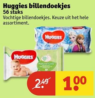 Aanbiedingen Huggies billendoekjes - Huggies - Geldig van 13/06/2017 tot 25/06/2017 bij Kruidvat