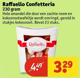 Aanbiedingen Raffaello confetteria - Raffaello - Geldig van 13/06/2017 tot 25/06/2017 bij Kruidvat
