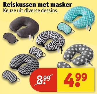 Aanbiedingen Reiskussen met masker - Huismerk - Kruidvat - Geldig van 13/06/2017 tot 25/06/2017 bij Kruidvat