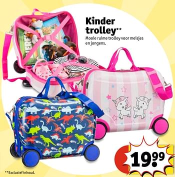 Aanbiedingen Kinder trolley - Kinder - Geldig van 13/06/2017 tot 25/06/2017 bij Kruidvat