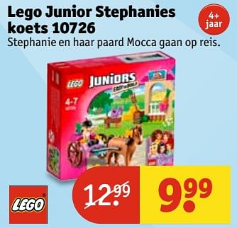 Aanbiedingen Lego junior stephanies koets 10726 - Lego - Geldig van 13/06/2017 tot 25/06/2017 bij Kruidvat