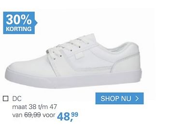 Aanbiedingen Schoenen - Dc - Geldig van 10/06/2017 tot 25/06/2017 bij Schuurman Schoenen