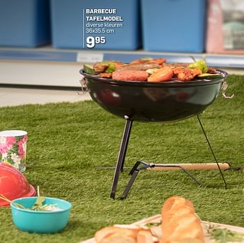 Aanbiedingen Barbecue tafelmodel - Huismerk - Action - Geldig van 14/06/2017 tot 30/07/2017 bij Action