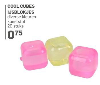 Aanbiedingen Cool cubes ijsblokjes - Huismerk - Action - Geldig van 14/06/2017 tot 30/07/2017 bij Action