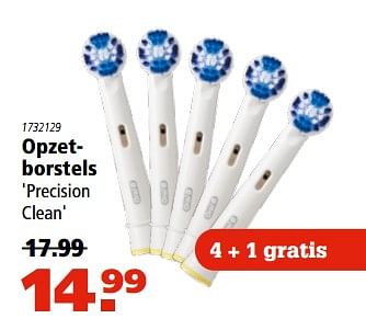 Aanbiedingen Opzetborstels - Oral-B - Geldig van 15/06/2017 tot 12/07/2017 bij Marskramer