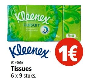 Aanbiedingen Tissues - Kleenex - Geldig van 15/06/2017 tot 12/07/2017 bij Marskramer