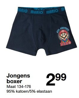 Aanbiedingen Jongens boxer - Huismerk - Zeeman  - Geldig van 17/06/2017 tot 23/06/2017 bij Zeeman