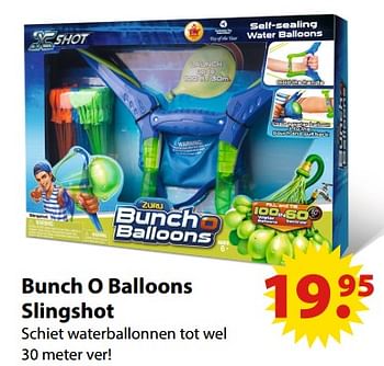 Aanbiedingen Bunch o balloons slingshot - X-Shot - Geldig van 19/06/2017 tot 31/07/2017 bij Multi Bazar