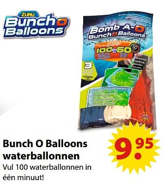 Aanbiedingen Bunch o balloons waterballonnen - Bunch o Balloons - Geldig van 19/06/2017 tot 31/07/2017 bij Multi Bazar