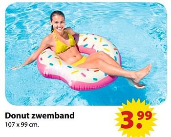 Aanbiedingen Donut zwemband - Huismerk - Multi Bazar - Geldig van 19/06/2017 tot 31/07/2017 bij Multi Bazar
