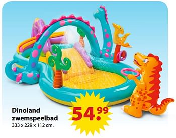Aanbiedingen Dinoland zwemspeelbad - Huismerk - Multi Bazar - Geldig van 19/06/2017 tot 31/07/2017 bij Multi Bazar