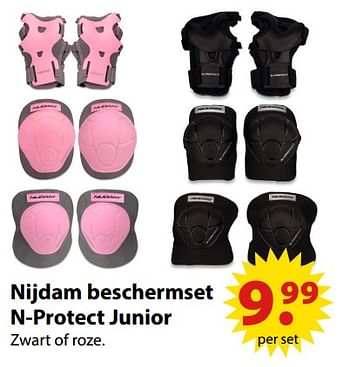 Aanbiedingen Nijdam beschermset n-protect junior - Nijdam - Geldig van 19/06/2017 tot 31/07/2017 bij Multi Bazar