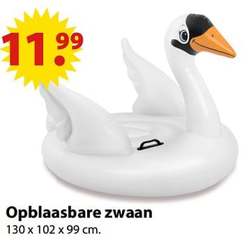 Aanbiedingen Opblaasbare zwaan - Huismerk - Multi Bazar - Geldig van 19/06/2017 tot 31/07/2017 bij Multi Bazar