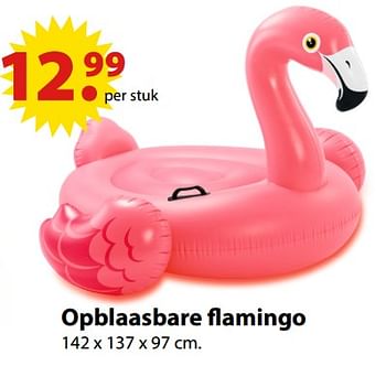 Aanbiedingen Opblaasbare flamingo - Intex - Geldig van 19/06/2017 tot 31/07/2017 bij Multi Bazar