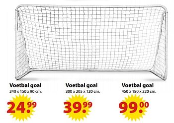 Aanbiedingen Voetbal goal - Huismerk - Multi Bazar - Geldig van 19/06/2017 tot 31/07/2017 bij Multi Bazar