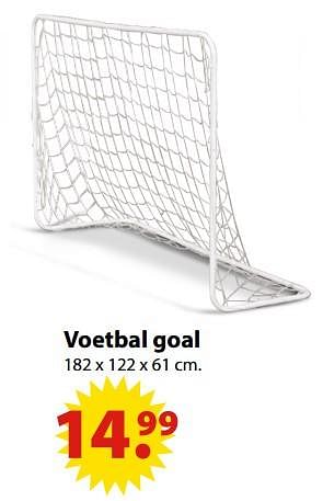 Aanbiedingen Voetbal goal - Huismerk - Multi Bazar - Geldig van 19/06/2017 tot 31/07/2017 bij Multi Bazar