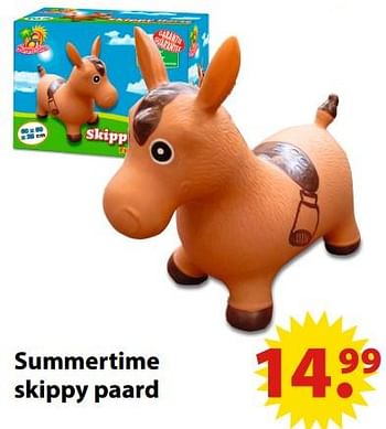 Aanbiedingen Summertime skippy paard - Summertime - Geldig van 19/06/2017 tot 31/07/2017 bij Multi Bazar