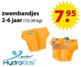 Aanbiedingen Zwembandjes 2-6 jaar - HydroKids - Geldig van 19/06/2017 tot 31/07/2017 bij Multi Bazar