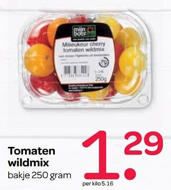 Aanbiedingen Tomaten wildmix - Huismerk - Spar  - Geldig van 15/06/2017 tot 28/06/2017 bij Spar
