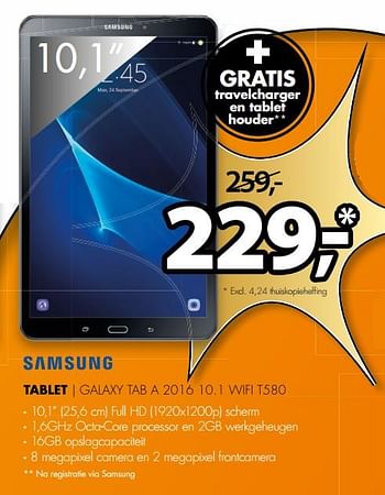 Aanbiedingen Samsung tablet galaxy tab - Samsung - Geldig van 17/06/2017 tot 25/06/2017 bij Expert