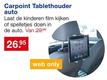 Aanbiedingen Carpoint tablethouder auto - Carpoint - Geldig van 18/06/2017 tot 09/07/2017 bij Handyman