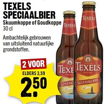 Aanbiedingen Texels speciaalbier - Texels - Geldig van 18/06/2017 tot 24/06/2017 bij Dirk III