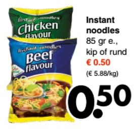 Aanbiedingen Instant noodles - Huismerk - Wibra - Geldig van 16/06/2017 tot 24/06/2017 bij Wibra